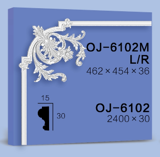 Corner Flower  BG-6102M